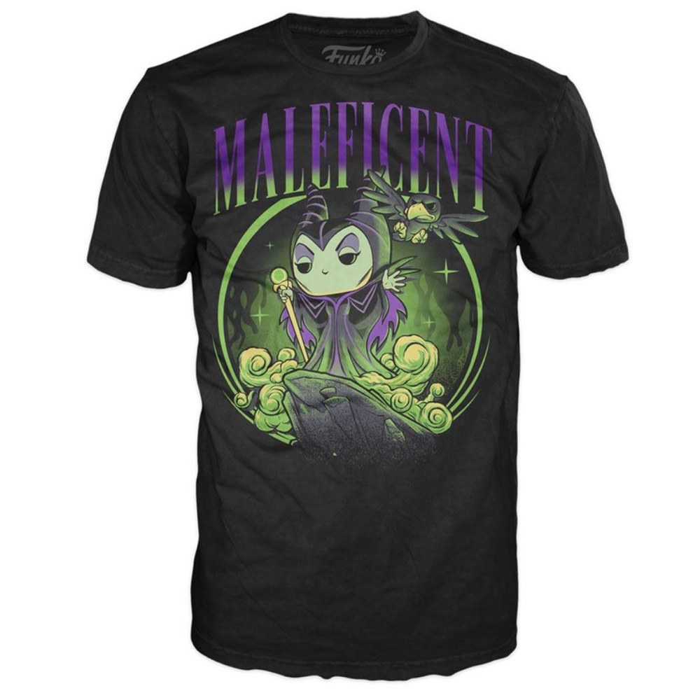 NWT POP! Tee Disney Villains: Maleficent Size M